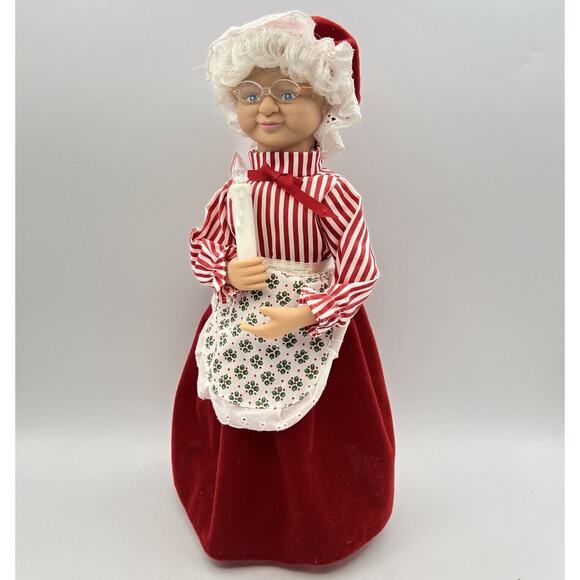 Vtg Telco Original Motion-ettes Mrs. Claus 16" Musical Lighted Battery WORKS - Picture 1 of 5